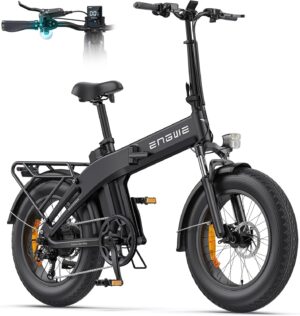 engwe e bike vélo pliable, batterie 48 v 13,5ah jusqu'À 120km